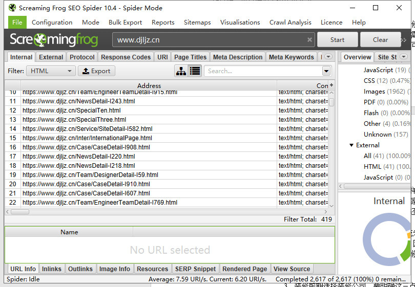 Screaming Frog SEO Spider